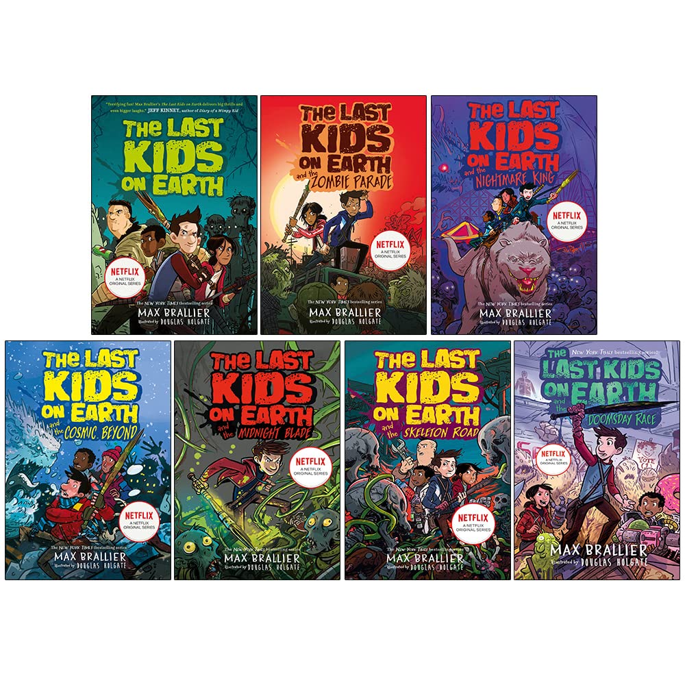 The Last Kids On Earth Series Books 1 - 7 Collection Set By Max
